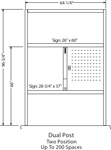 Dual Post Sign System