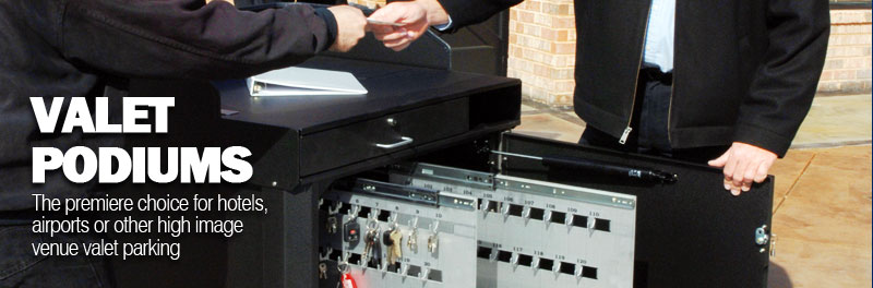 Valet Podiums and Key Vaults